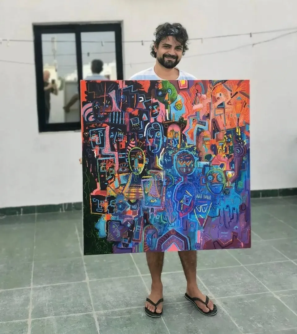 Visitors, artists and collectors at Matti Sirvio Art Galleria — photo 42